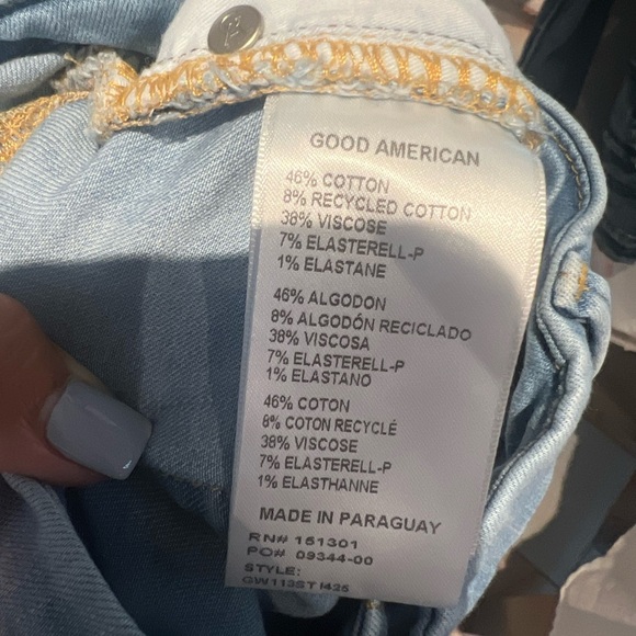 Good American Light Blue Jeans - Picture 3 of 6